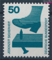 BRD 700A Rb Mit Roter Zählnummer Postfrisch 1971 Unfallverhütung (10343229 - Neufs