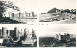 PC42018 Castles Of Wales. Multi View. Judges Ltd - Wereld