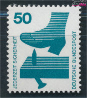 BRD 700A Rc Mit Grüner Zählnummer Postfrisch 1973 Unfallverhütung (10348145 - Neufs