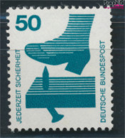 BRD 700A Rc Mit Grüner Zählnummer Postfrisch 1973 Unfallverhütung (10348146 - Neufs