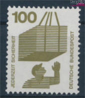 BRD 702A Rd Mit Blauer Zählnummer Postfrisch 1971 Unfallverhütung (10357779 - Neufs