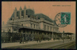 FRANCE - SAINT-OMER - Quai De La Gare.   Carte Postale - Gares - Sans Trains