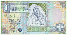 LIBYA 1 DINAR 2002  P-64b  UNC - Libië