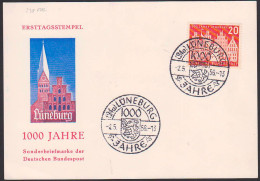 Lüneburg 1000 Jahre Mi. 230 Karte Mit Zudruck  - 1948-1960