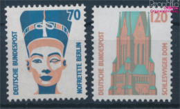 BRD 1374R-1375R Mit Zählnummer (kompl.Ausg.) Postfrisch 1988 Sehenswürdigkeiten (10357648 - Unused Stamps