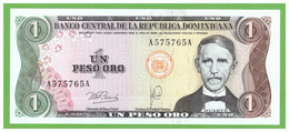 DOMINICAN REPUBLIC 1 PESO 1978  P-116a UNC - Dominicana