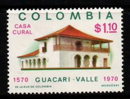 04- KOLUMBIEN – 1971- MI#:1183- MNH- 400 YEARS OF GUACARI CITY - ARCHITECTURE - Colombia