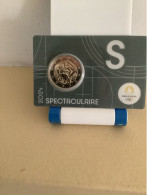 Pièce Commémorative 2 Euro France 2024 Coincard  Version Grise J.O 2024  "  Spectaculaire  " - France