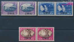 Namibia - Südwestafrika 246-251 Waagerechte Paare (kompl.Ausg.) Postfrisch 1945 Sieg Im 2. Weltkrieg (10363537 - Namibië (1990- ...)