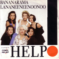 BANANARAMA LANANEENEENOONOO - UK  SG 1989 - HELP ! + HELP (COVER OF THE BEATLES) - Rock