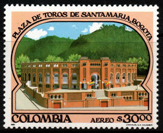 05- KOLUMBIEN - 1981- MI#:1474- MNH- BULLRING “LA SANTA MARIA” OF BOGOTA- - Colombie