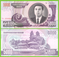 KOREA NORTH 5000 WON 2006 P-46c3 UNC - Korea (Nord-)