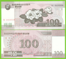 KOREA NORTH 100 WON 2008 P-61(2) UNC - Corée Du Nord