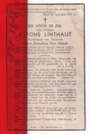 AALST - Alfons Linthaut ° Aalst 13/01/1860 † Aalst 17/01/1949 - Imágenes Religiosas