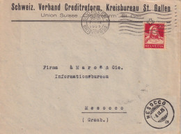 Motiv Brief  "Schweiz.Verband Creditreform, St.Gallen"        1925 - Cartas & Documentos