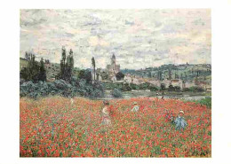 Art - Peinture - Claude Monet - Les Coquelicots Près De Vétheuil - Poppies Near Vétheuil - Klatschmohne An Vétheuil - CP - Malerei & Gemälde