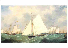 Art - Peinture - Fitz Hugh Lane - New York Yacht Club Regatta - Carte Neuve - CPM - Voir Scans Recto-Verso - Malerei & Gemälde