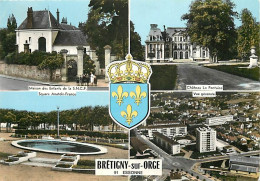 91 - Brétigny Sur Orge - Multivues - Blasons - CPSM Grand Format - Voir Scans Recto-Verso - Bretigny Sur Orge