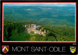 67 - Mont Sainte-Odile - Vue Aérienne - Blasons - Flamme Postale - CPM - Voir Scans Recto-Verso - Sainte Odile