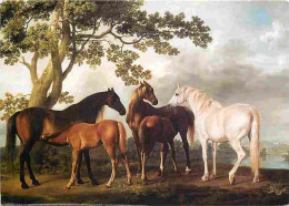 Animaux - Chevaux - George Stubbs - Mare And Foals In A River Landscape - Art - Tableau - Peinture - CPM - Voir Scans Re - Paarden