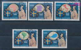 Vatikanstadt 988-992 (kompl.Ausgabe) Gestempelt 1989 Papstreisen (10352220 - Used Stamps