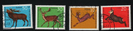 1966 Hochwild  Michel DE-BE 291 - 294 Stamp Number DE 9NB37 - 40  Yvert Et Tellier DE-BE 253 - 256 Used - Used Stamps