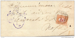 1931 LETTERA CON ANNULLO NAPOLI - Portomarken