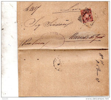 1897 LETTERA CON ANNULLO CASALE DI SCODOSIA PADOVA - Poststempel