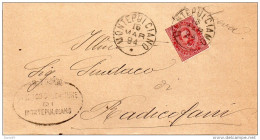 1894   LETTERA CON ANNULLO  MONTEPULCIANO SIENA - Poststempel