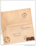 1906 LETTERA CON ANNULLO GUASTALLA REGGIO EMILIA - Marcophilie