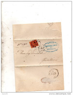 1894  LETTERA CON ANNULLO BRESCELLO  REGGIO EMILIA - Storia Postale