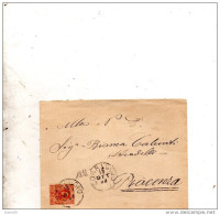 1898  LETTERA CON ANNULLO  CORREGGIO - Storia Postale