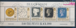 GB - Isle Of Man Block13 (kompl.Ausg.) Gestempelt 1990 150 Jahre Briefmarken (10343818 - Man (Ile De)
