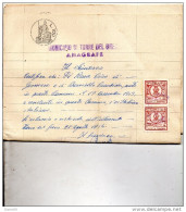 1954  CERTIFICATO COMUNALE CON MARCHE  -  TORRE DEL GRECO   NAPOLI - Erinnofilia