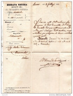 1861 LETTERA CON ANNULLO COMO - BRIGATA REGINA  REGGIMENTO FANTERIA - 1. ...-1850 Prephilately