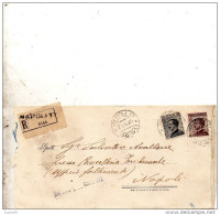 1929 LETTERA  RACCOMANDATA CON ANNULLO NAPOLI 19 - Marcofilía