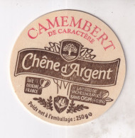 Etiquette  Ou Dessus De Boîte  De Fromage -  CAMEMBERT Chêne D'Argent - Cheese