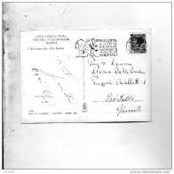 1958 CARTOLINA CON ANNULLO  NAPOLI + TARGHETTA FIERA DELLA CASA ALLA MOSTRA D'OLTREMARE NAPOLI - 1946-60: Poststempel