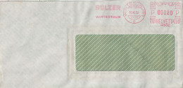 Motiv Brief  "Sulzer, Winterthur"        1952 - Brieven En Documenten