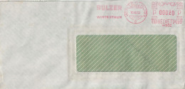 Motiv Brief  "Sulzer, Winterthur"        1952 - Briefe U. Dokumente