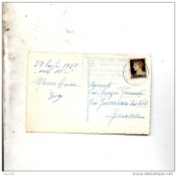 1939 CARTOLINA CON ANNULLO  CLUB ALPINO ITALIANO SEZIONE DI VERONA  RIFUGIO ALEARDO FRONZA - Poststempel