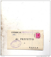 1959 LETTERA CON ANNULLO CASTELNOVETTO     PAVIA - 1946-60: Marcophilie