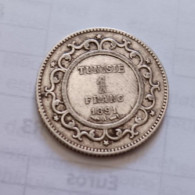 1 Franc 1891 Argent TUNISIE - Tunesien