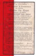 AALST - Louisa De Kegel ° Aalst 02/11/1882 † Aalst 02/11/1935 - Imágenes Religiosas