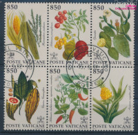 Vatikanstadt 1064-1069 Sechserblock (kompl.Ausg.) Gestempelt 1992 Pflanzen Aus Amerika (10352239 - Gebraucht