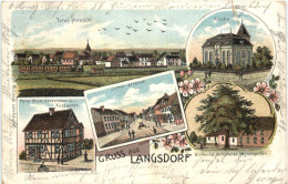 Gruss Aus Langsdorf - Litho - Lich - Giessen