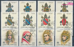 Vatikanstadt 1234-1241 Mit Zierfeld (kompl.Ausg.) Gestempelt 1998 Die Päpste (10352280 - Used Stamps