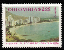 08B- KOLUMBIEN - 1975- MI#:1294- MNH- SANTA MARTA CITY 450 YEARS OF THE FOUNDATION – “EL RODADERO” BEACH - Colombie