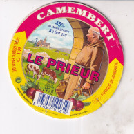 Etiquette  Ou Dessus De Boîte  De Fromage -  CAMEMBERT LE PRIEUR - Fromage