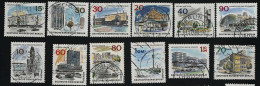 1965 Berlin  Michel DE-BE 254 - 265 Stamp Number DE 9N223 - 234 Yvert Et Tellier DE-BE 230 - 241 Used - Usados